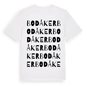 Bodåker ordlek t-shirt – ekologisk bomull t-shirt från Pinshirt