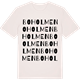 Vintage White t-shirt med Boholmen ordlek t-shirt