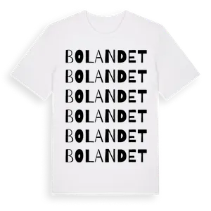 Bolandet ordlek t-shirt – ekologisk bomull t-shirt från Pinshirt