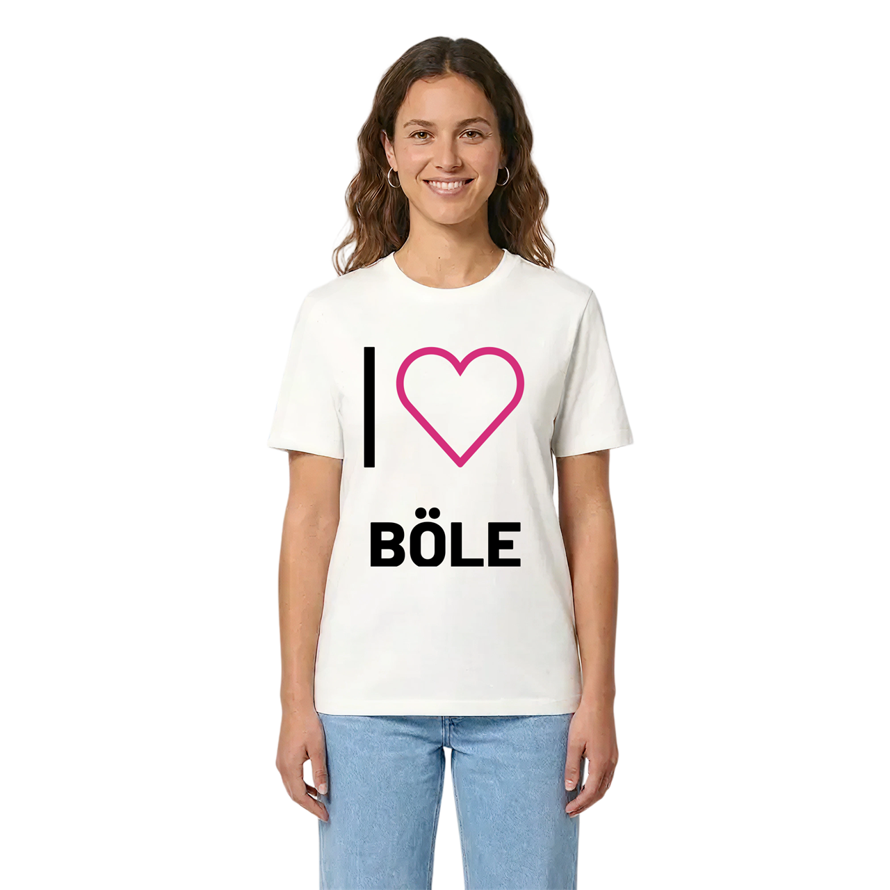 Jag älskar Böle t-shirt stort tryck i miljö