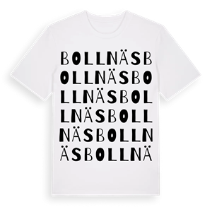 Bollnäs ordlek t-shirt – ekologisk bomull t-shirt från Pinshirt