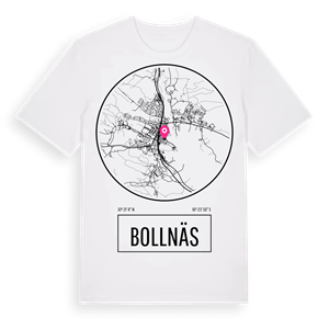 Bollnäs t-shirt – ekologisk bomull t-shirt från Pinshirt
