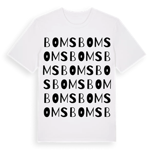 Boms ordlek t-shirt – ekologisk bomull t-shirt från Pinshirt