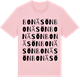 Pink Cotton t-shirt med Bonäsön ordlek t-shirt