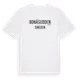White t-shirt med Bonäsudden i Sverige t-shirt