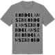 Mid Heather Gray t-shirt med Bondglamsen ordlek t-shirt