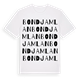 Bondjamlan ordlek t-shirt