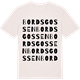 Vintage White t-shirt med Bordsgossen ordlek t-shirt