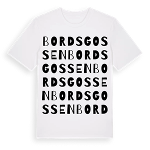 Bordsgossen ordlek t-shirt – ekologisk bomull t-shirt från Pinshirt