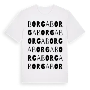 Borga ordlek t-shirt – ekologisk bomull t-shirt från Pinshirt