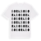 Borkbo ordlek t-shirt
