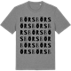 Mid Heather Gray t-shirt med Börs ordlek t-shirt