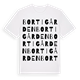 Bortigården ordlek t-shirt
