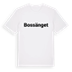 White t-shirt med Bossänget fetstil t-shirt