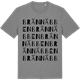Mid Heather Gray t-shirt med Brännäbben ordlek t-shirt