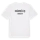 White t-shirt med Brännkölen i Sverige t-shirt