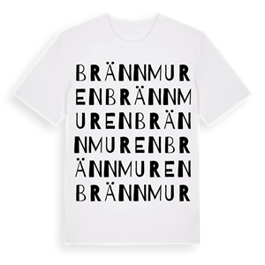 Brännmuren ordlek t-shirt – ekologisk bomull t-shirt från Pinshirt