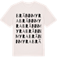 Vintage White t-shirt med Brännmyra ordlek t-shirt
