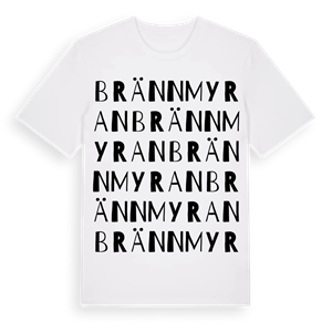 Brännmyran ordlek t-shirt – ekologisk bomull t-shirt från Pinshirt