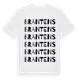 White t-shirt med Brantens ordlek t-shirt