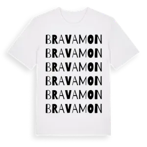 Bravamon ordlek t-shirt – ekologisk bomull t-shirt från Pinshirt