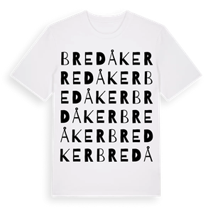 Bredåker ordlek t-shirt – ekologisk bomull t-shirt från Pinshirt
