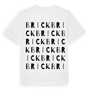 Brick ordlek t-shirt – ekologisk bomull t-shirt från Pinshirt