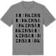 Mid Heather Gray t-shirt med Brinkens ordlek t-shirt