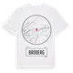 White t-shirt med Broberg t-shirt
