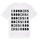 White t-shirt med Broddens ordlek t-shirt
