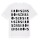 White t-shirt med Brömsens ordlek t-shirt