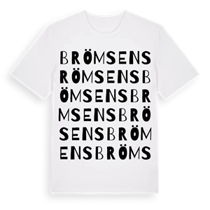Brömsens ordlek t-shirt – ekologisk bomull t-shirt från Pinshirt