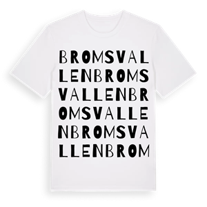 Bromsvallen ordlek t-shirt – ekologisk bomull t-shirt från Pinshirt