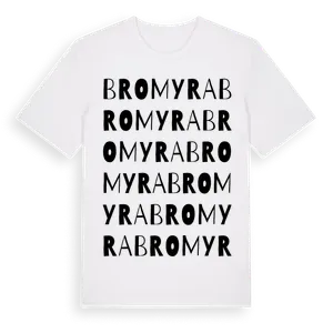 Bromyra ordlek t-shirt – ekologisk bomull t-shirt från Pinshirt