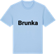 Blue Soul t-shirt med Brunka fetstil t-shirt