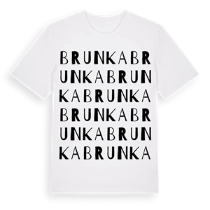 Brunka ordlek t-shirt – ekologisk bomull t-shirt från Pinshirt