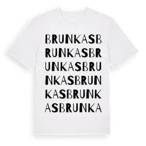 Brunkas ordlek t-shirt – ekologisk bomull t-shirt från Pinshirt
