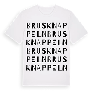 Brusknappeln ordlek t-shirt – ekologisk bomull t-shirt från Pinshirt