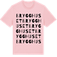 Pink Cotton t-shirt med Brygghuset ordlek t-shirt