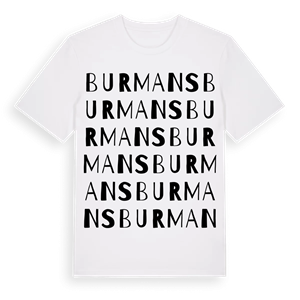 Burmans ordlek t-shirt – ekologisk bomull t-shirt från Pinshirt