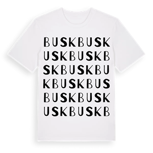 Busk ordlek t-shirt – ekologisk bomull t-shirt från Pinshirt