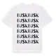 White t-shirt med Busk ordlek t-shirt