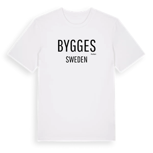 Bygges i Sverige t-shirt – ekologisk bomull t-shirt från Pinshirt