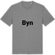 Mid Heather Gray t-shirt med Byn fetstil t-shirt