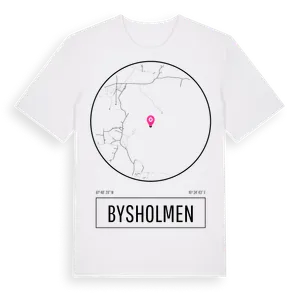 Bysholmen t-shirt – ekologisk bomull t-shirt från Pinshirt