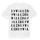 Byvallen ordlek t-shirt