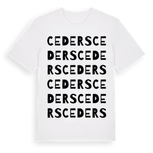 Ceders ordlek t-shirt – ekologisk bomull t-shirt från Pinshirt