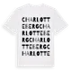 White t-shirt med Charlotteberg ordlek t-shirt