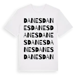 Danes ordlek t-shirt – ekologisk bomull t-shirt från Pinshirt