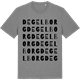 Mid Heather Gray t-shirt med Degelborg ordlek t-shirt